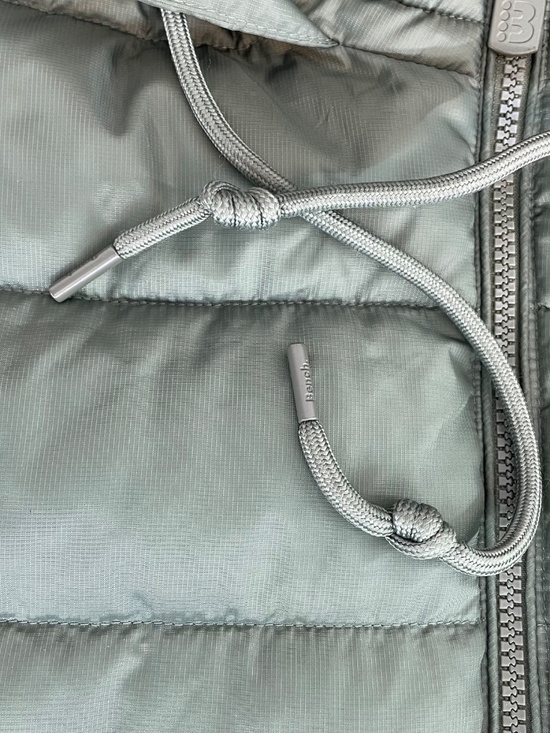 Bench Puffer Vest Fitted Hood Green Women’s Size Small - Picture 8 of 14